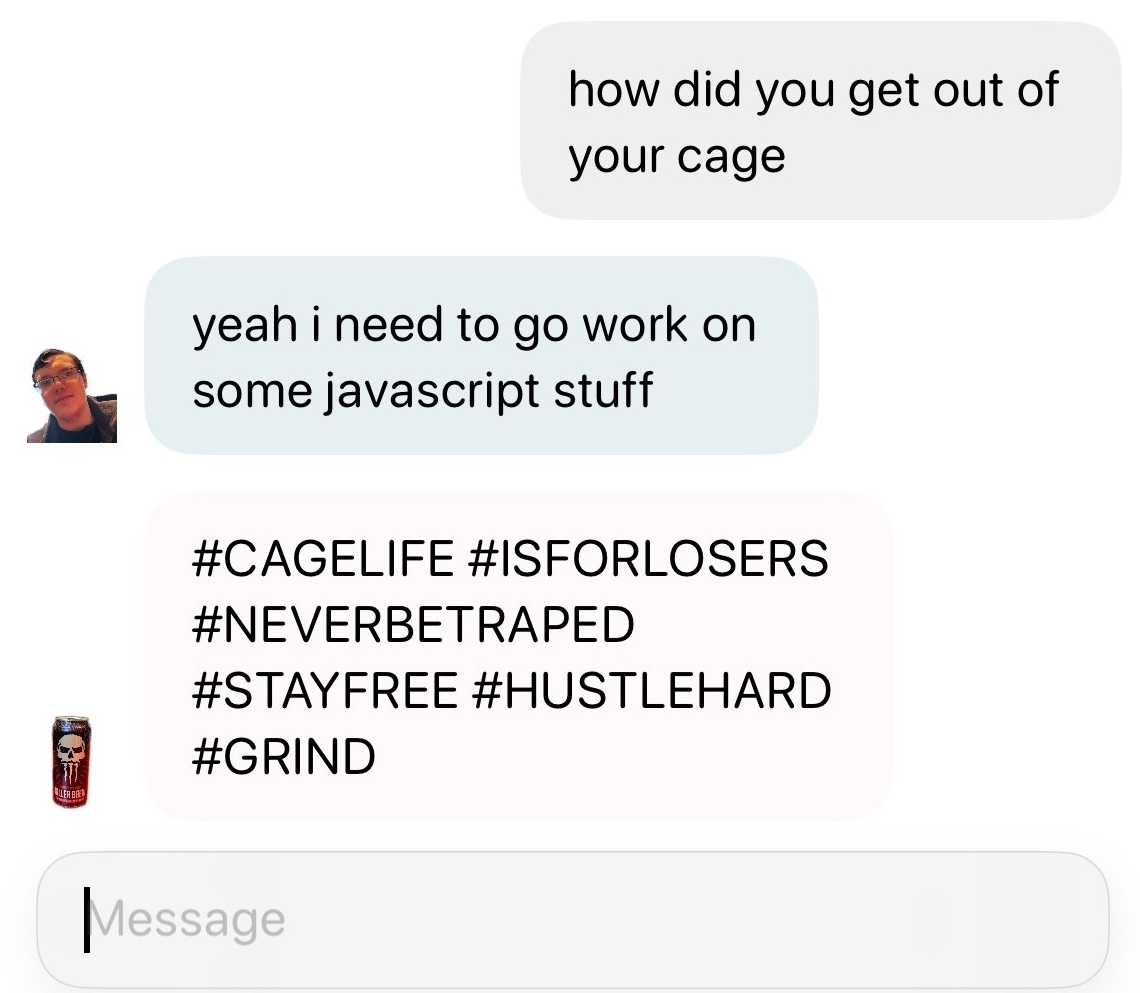 energy drink character